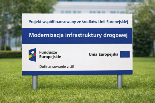 Tablica informacyjna UE